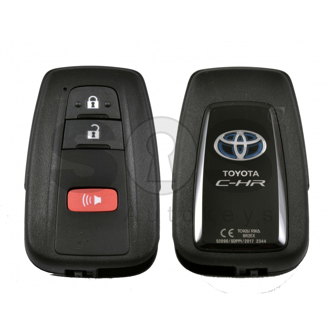 OEM Smart Key for Toyota C-HR Buttons:2+1 / Frequency:433 MHz