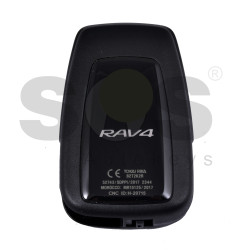 OEM Smart Key for Toy RAV4 Buttons:2 / Frequency:433 MHz / Transponder:Texas Crypto/128-bit AES / First Page:A8  / Blade signature:TOY-94 / Immobiliser system:Smart Module / Part.No:8990H-42170