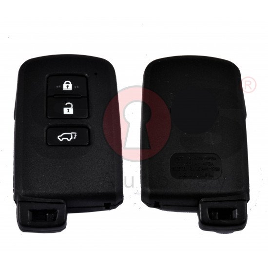 Smart Key for Toy Rav 4 Buttons:3 / Frequency:434 MHz / Transponder:Tiris TMS 37200 / First Page:88 / Part No 89904-42180 / Keyless Go