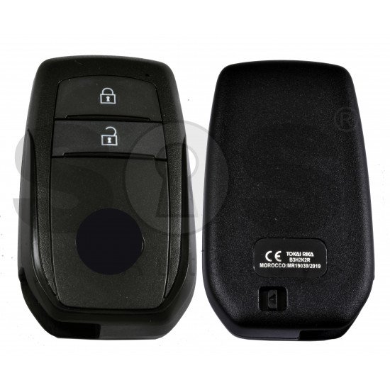 OEM Smart Key for Toy Yaris 2020 Buttons:2 / Frequency:433 MHz / Transponder: NCF29A1M /HITAG AES / First Page: BA / Model:B3H2K2R / Blade Signature:TOY-94 / Immobiliser System:Smart System / Keyless Go