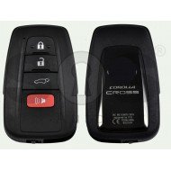 OEM Smart Key for Toy Corolla Cross Buttons:3+1P / Frequency:434 MHz / Transponder: NCF 29A1M / First Page:AA / Model B2U2K2R / Blade signature:TOY-94 / Immobilser system:Smart System / Keyless Go OEM Smart Key for Toy Corolla Cross Buttons:3+1P / Frequency:434 MHz / Transponder: NCF 29A1M / First Page:AA / Model B2U2K2R / Blade signature:TOY-94 / Immobilser system:Smart System / Keyless Go