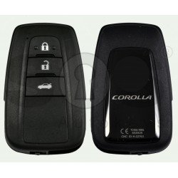 OEM Smart Key for Toyota Corolla Buttons:3 / Frequency:434 MHz / Transponder: NCF 29A1M / HITAG AES / First Page:AA / Model B2U2K2R /Part No : 8990H-02050 / Blade signature:TOY-94 / Immobilser system:Smart System / Keyless Go