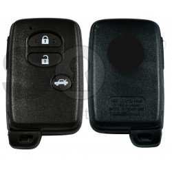 Smart Key for Toy Land Cruiser 150 Buttons:3 / Frequency:434MHz / Transponder:4D67 80-Bit / First Page:98 / Model:B75EA / Part No: 89904-05040 / Keyless Go