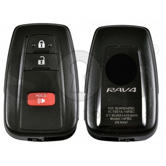 OEM Smart Key for Toy Rav4  2021+ Buttons:2+1P / Frequency:315 MHz / Transponder: Tiris RF430 / First Page:8A / Part No :  8990H-0R010 / Keyless Go