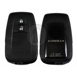 OEM Smart Key for Toyota Corolla Buttons:2 / Frequency:434 MHz / Transponder: NCF 29A1M / HITAG AES / First Page:AA / Model B2U2K2R /Part No : 8990H-02050 / Blade signature:TOY-94 / Immobilser system:Smart System / Keyless Go