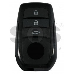 OEM Smart Key for Toyota Yaris 2020+ Buttons:3 / Frequency:433 MHz / Transponder: NCF29A1M / Blade Signature:TOY-94 / Immobiliser System:Smart System / Keyless Go