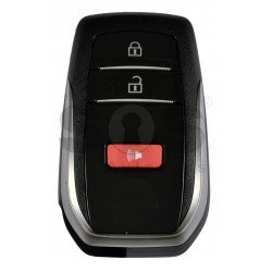 OEM Smart Key for Toy Land Cruiser 2022+ Buttons:2+1 / Frequency: 434MHz / Transponder: TIRIS RF430 (8A)  / First Page: 8A  /  Part No : 8990H-60440	/  Keyless Go