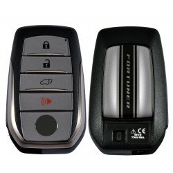 OEM Smart Key for Toy FORTUNER 2016 Buttons:4 / Frequency: 434MHz / Transponder: TIRIS RF430 (8A)  / First Page: 8A  /  MODEL : BM1EW 	/  Keyless Go