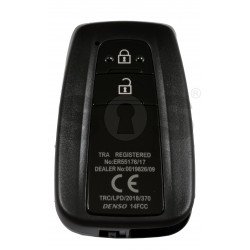 OEM Smart Key for Toy LAND CRUISER PRADO 2020 Buttons:2 / Frequency:433 MHz / Transponder:   / Blade signature:TOY-94 / Immobiliser system:Smart Module / Part.No:89904-60V50/ Compatible Part. No:89904-60V20/89904-6A300/89904-6A322/89904-6A250	