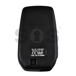 OEM Smart Key for Toy LAND CRUISER 2022+ Buttons:2+1 / Frequency:433 MHz / Transponder: TIRIS RF430 (8A)/ First Page:A8 /  / Part.No:8990H-60550