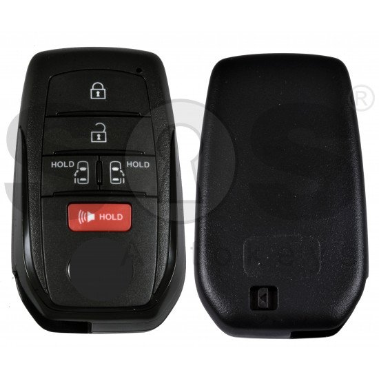 OEM Smart Key for Toy SIENNA 2021 Buttons:4+1/ Frequency:315 MHz / Transponder: Tiris RF430 / First Page:8A / Part No :  8990H-08020/ Keyless Go