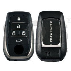  Smart Key for Toy Alphard 2016 Buttons:5 / Frequency: 315MHz / Transponder: TIRIS RF430 (8A)  / First Page: 8A  /   Part No : 89904-58330		/  Keyless Go