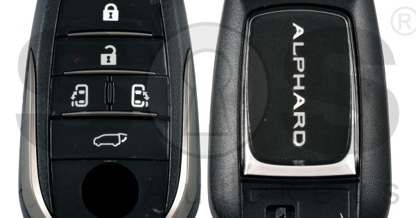 Smart Key For Toy Alphard 2016 Buttons:5   Frequency: 315mhz 