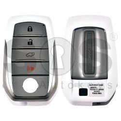 OEM Smart Key for Toy FORTUNER SW4 2016-2020 Buttons:3+1 / Frequency: 315MHz / Transponder: TIRIS RF430 (8A)  / First Page: 8A  /  MODEL : B3U2K2L 	/  Keyless Go