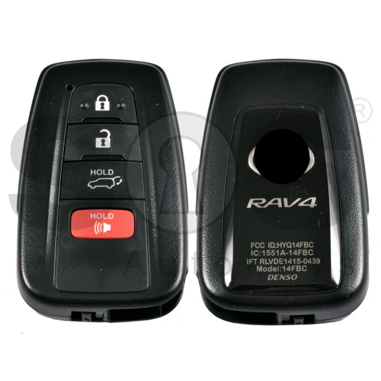 OEM Smart Key for Toy RAV4 2019-2021 Buttons:4 / Frequency: 312.11/314.35MHz / Transponder:   /  Part No : 8990H-0R030/42030/0R040/42040/0R230/0R220	/  Keyless Go
