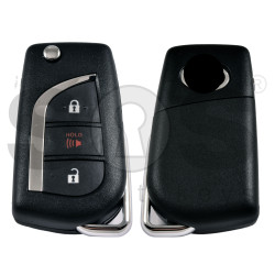 OEM Flip Key for Toy  CH-R 2019-2021 Buttons:2+1 / Frequency: 315MHz / Transponder:TIRIS RF430 (8A) / Part no : 89070-10081	 