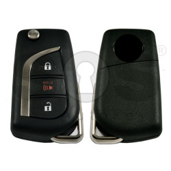 OEM Flip Key for Toy  RAV4 Buttons:2+1 / Frequency: 315MHz / Transponder:TIRIS RF430 (8A) / Part no : 89070-0R300	 