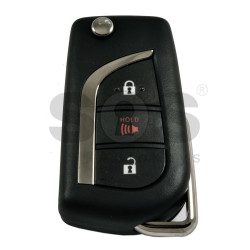 OEM Flip Key for Toy  RAV4 Buttons:2+1 / Frequency: 315MHz / Transponder:TIRIS RF430 (8A) / Part no : 89070-0R300	 