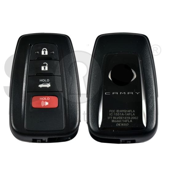OEM Smart Key for Toy CAMRY 2018-2024 Buttons:3+1 / Frequency: 315 MHz / Transponder: TIRIS RF430 (8A) / Part No :89904-06220/06240/33550 / Keyless Go OEM Smart Key for Toy CAMRY 2018-2024 Buttons:3+1 / Frequency: 315 MHz / Transponder: TIRIS RF430 (8A) / Part No :89904-06220/06240/33550 / Keyless Go