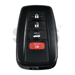 OEM Smart Key for Toy CAMRY 2018-2024 Buttons:3+1 / Frequency: 315 MHz / Transponder: TIRIS RF430 (8A)    /  Part No :89904-06220/06240/33550	/  Keyless Go 