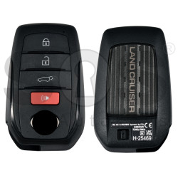 OEM Smart Key for Toy LAND CRUISER PRADO 2024 Buttons:3+1 / Frequency: 434MHz / Transponder: TIRIS RF430 (8A)  / PART No : 8990H-60811 /   Keyless Go