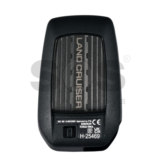 OEM Smart Key for Toy LAND CRUISER PRADO 2024 Buttons:3+1 / Frequency: 434MHz / Transponder: TIRIS RF430 (8A)  / PART No : 8990H-60811 /   Keyless Go