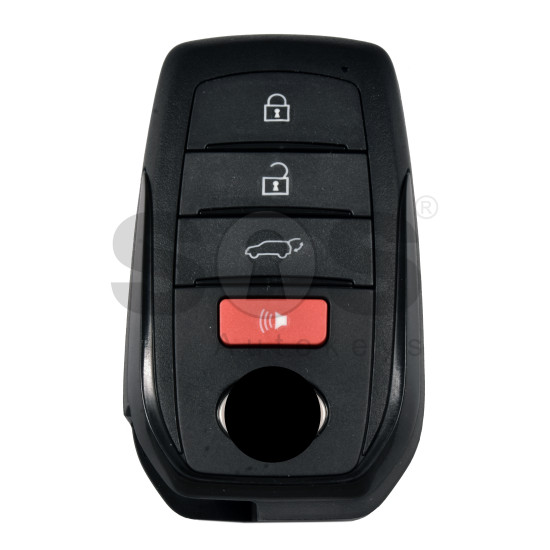 OEM Smart Key for Toy LAND CRUISER PRADO 2024 Buttons:3+1 / Frequency: 434MHz / Transponder: TIRIS RF430 (8A)  / PART No : 8990H-60811 /   Keyless Go