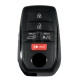 OEM Smart Key for Toy BZ4X 2023 Buttons:5 / Frequency: 315MHz / Transponder: TIRIS RF430 (8A)  / PART No : 8990H-42520 /   Keyless Go