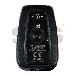 OEM Smart Key for Toy LAND CRUISER PRADO 2022+  Buttons:3 / Frequency: 433 MHz / Transponder: TIRIS RF430 (8A)    /  Part No :  89904-6260/6V30/6A260/6A330/6A331/6A332/6A310	/  Keyless Go 