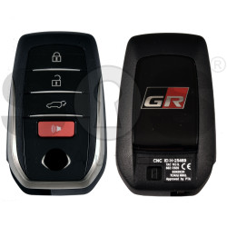 OEM Smart Key for Toy LAND CRUISER JR 2022+  Buttons:3+1 / Frequency: 433 MHz / Transponder: TIRIS RF430 (8A)    /  Part No :  8990H-60401/60421/60381	/  Keyless Go 