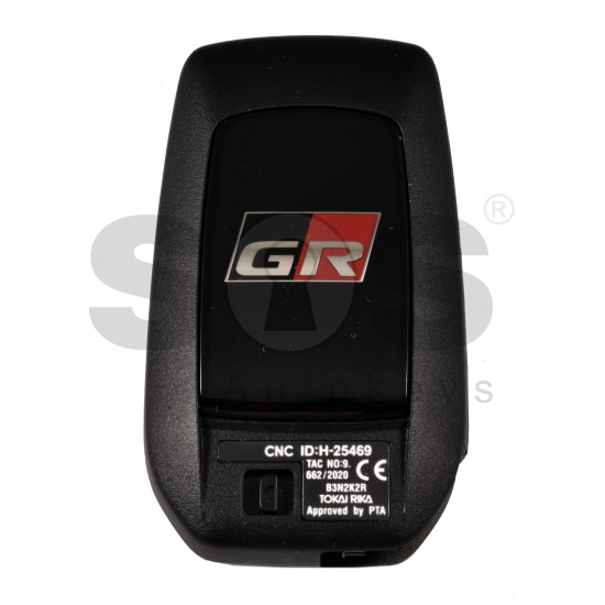 OEM Smart Key for Toy LAND CRUISER JR 2022+  Buttons:3+1 / Frequency: 433 MHz / Transponder: TIRIS RF430 (8A)    /  Part No :  8990H-60401/60421/60381	/  Keyless Go 