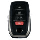 OEM Smart Key for Toy LAND CRUISER JR 2022+  Buttons:3+1 / Frequency: 433 MHz / Transponder: TIRIS RF430 (8A)    /  Part No :  8990H-60401/60421/60381	/  Keyless Go 