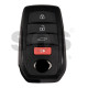 OEM Smart Key for Toy LAND CRUISER PRADO 2024+  Buttons:3+1 / Frequency: 433 MHz / Transponder: TIRIS RF430 (8A)    /  Part No :  8990H-60811/60810	/  Keyless Go 