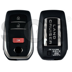 OEM Smart Key for Toy LAND CRUISER   2022+  Buttons:2+1 / Frequency: 433 MHz / Transponder: TIRIS RF430 (8A)    /  Part No :  8990H-60440/60441/60291/60481	/  Keyless Go 