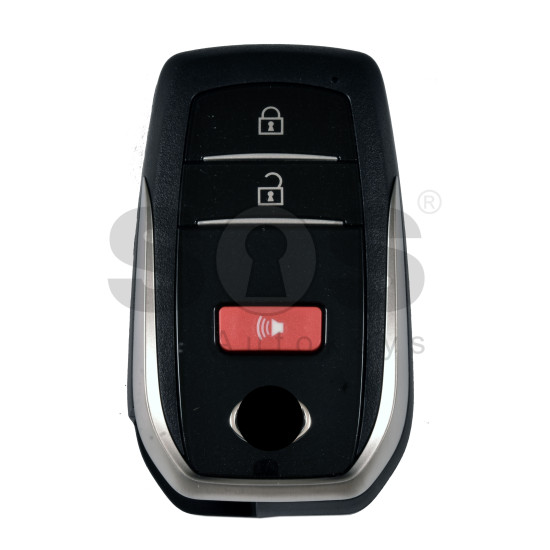 OEM Smart Key for Toy LAND CRUISER   2022+  Buttons:2+1 / Frequency: 433 MHz / Transponder: TIRIS RF430 (8A)    /  Part No :  8990H-60440/60441/60291/60481	/  Keyless Go 