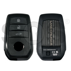 OEM Smart Key for Toy Land Cruiser Prado 2025 Buttons:3  / Frequency: 434MHz / Transponder: TIRIS RF430 (8A)   /  Part No :   8990H-60741	/  Keyless Go 