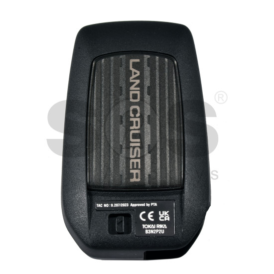 OEM Smart Key for Toy Land Cruiser Prado 2025 Buttons:3  / Frequency: 434MHz / Transponder: TIRIS RF430 (8A)   /  Part No :   8990H-60741	/  Keyless Go 