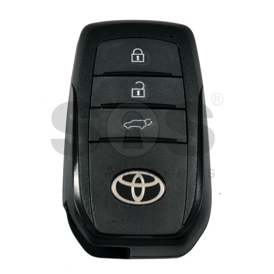 OEM Smart Key for Toy Land Cruiser Prado 2025 Buttons:3  / Frequency: 434MHz / Transponder: TIRIS RF430 (8A)   /  Part No :   8990H-60741	/  Keyless Go 