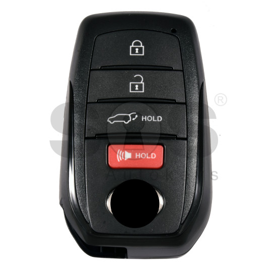 OEM Smart Key for Toy HIGHLANDER 2024 Buttons:3+1  / Frequency: 312/314 MHz / Transponder: TIRIS RF430 (8A)   /  Part No :   8990H-0E600		/  Keyless Go 