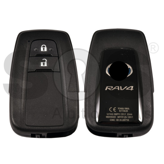 OEM Smart Key for Toy RAV4 2024 Buttons:2 / Frequency: 433 MHz / Transponder: TIRIS RF430 (8A)   /  Part No :  8990H-42340	/  Keyless Go 