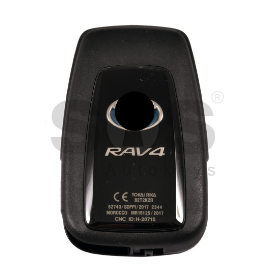 OEM Smart Key for Toy RAV4 2024 Buttons:2 / Frequency: 433 MHz / Transponder: TIRIS RF430 (8A)   /  Part No :  8990H-42340	/  Keyless Go 
