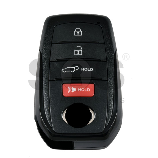  Smart Key for Toy RAV4 2026  Buttons:3+1 / Frequency: 433MHz / Transponder: ID49  /   Part No : 8990H-0R320		/  Keyless Go