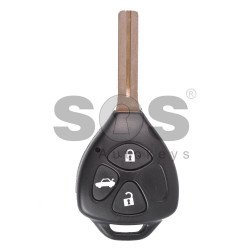 Regular Key for Toy Land Cruiser 100/Hilux Buttons:3 / Frequency:433MHz / Transponder:4D68 / CMII ID:2004DJ0270 / (Remote Only)