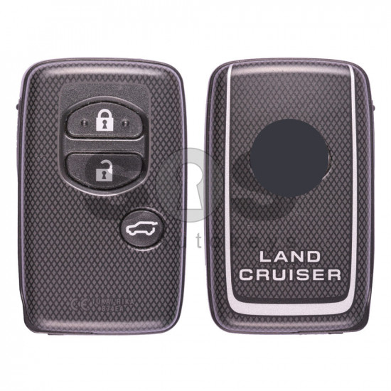 OEM Smart Key for Toy Land Cruiser 150 Anniversary Buttons:3 / Frequency:433MHz / Transponder:4D67 80-Bit / First Page:98 / Model B74EA / Part No: 89904-60A50 / Keyless Go