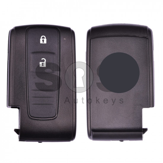 OEM Smart Key for Toy Corolla Verso / Prius Buttons:2 / Frequency:434 MHz / Transponder:ID 4D67/68/70 / First Page:B4 / 4D69 Masterchip / Model:B23TA / Part No 89070-47281/89070-0F022