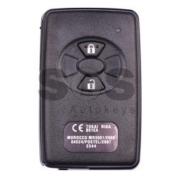 OEM Smart Key for Toy Rav 4 Buttons:2 / Frequency:434 MHz / Transponder:4D67 80-Bit / First Page:D4 / Part No: 89904-52071/89904-52072 / Model:B51EA / Keyless Go