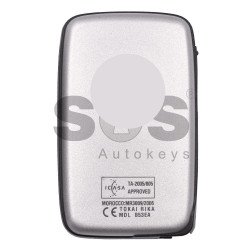 OEM Smart Key for Toy Land Cruiser 200 2008-2010 Buttons:2 / Frequency:434 MHz / Transponder:4D67 80-Bit / First Page:D4 / Part No:89904-60432 / Model:B53EA / Keyless Go