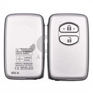OEM Smart Key for Toy Land Cruiser 200 Buttons:2 / Frequency:434 MHz / Transponder:4D67 80-Bit / First Page:98 / Model:B77EA / Part No: 89904-60782 / Keyless Go