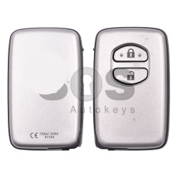 OEM  Smart Key for Toy Land Cruiser 200 2013-2016 Buttons:2 / Frequency:434 MHz / Transponder:4D67 80-Bit / First Page:98 / Model:B77EA / Keyless Go
