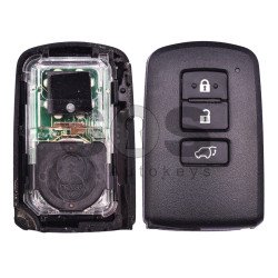 OEM Smart Key for Toy Rav 4 Buttons:3 / Frequency:434 MHz / Transponder:Tiris TMS 37200 / First Page:88 / Part No 89904-42180 / Keyless Go